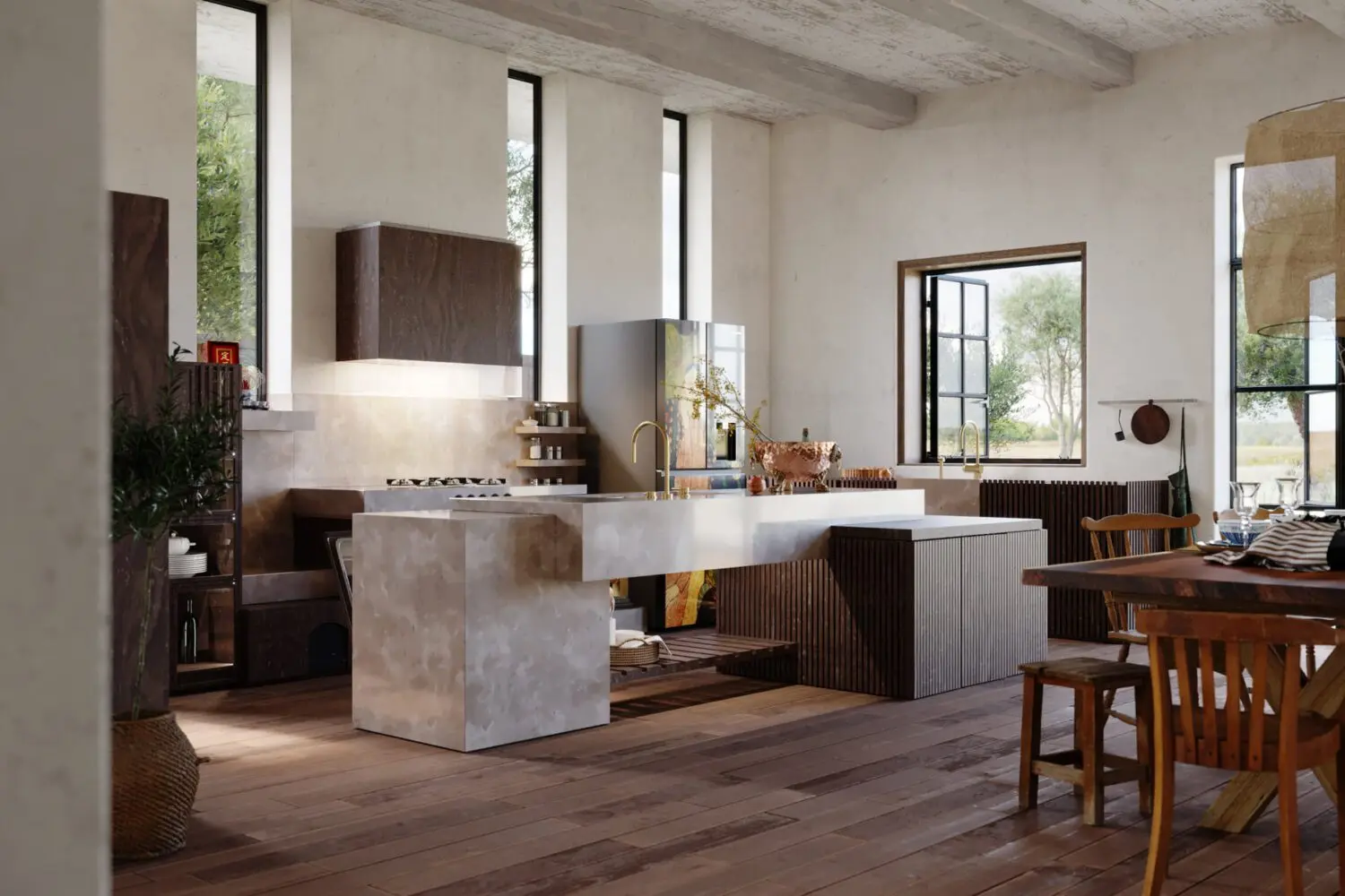 Interior Kitchen Room — preview 1, by Quoc Dang (3dzip)