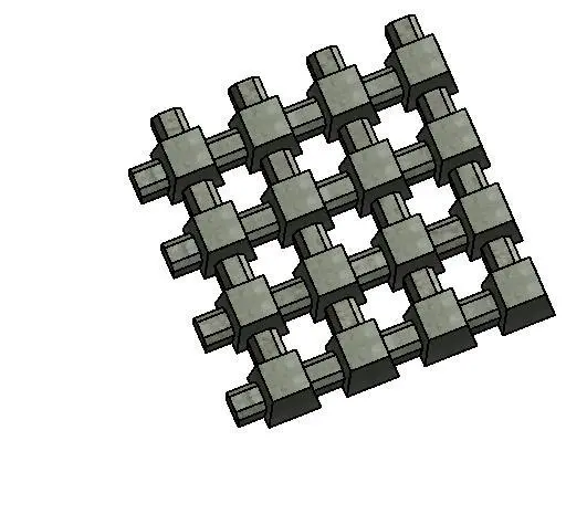 Concrete check board paver