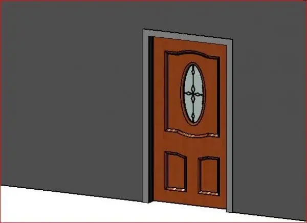 Mahogany Entrance Door