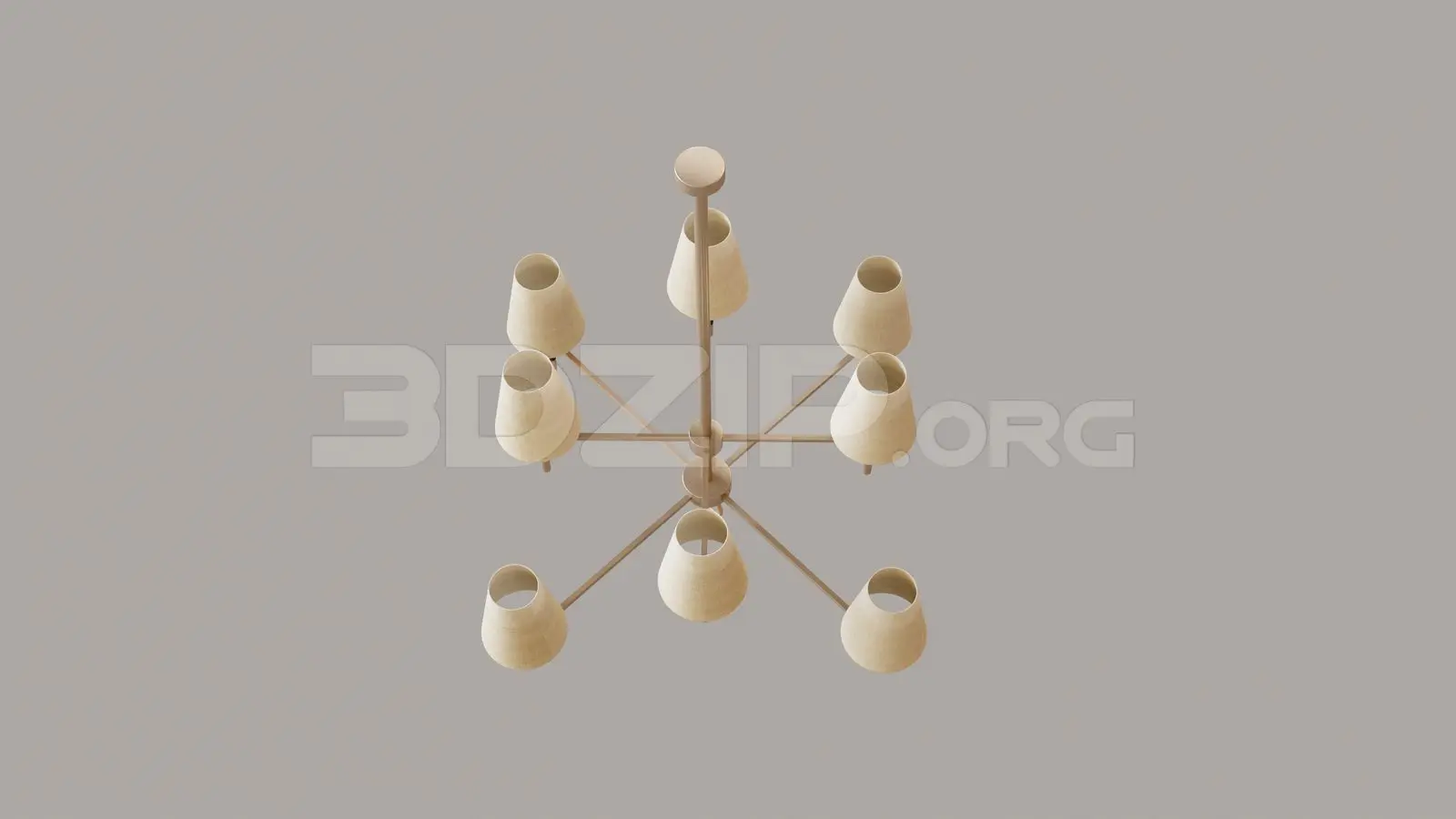 Ceiling Light — preview 1 (3dzip, CC0)