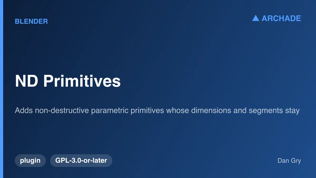 ND Primitives