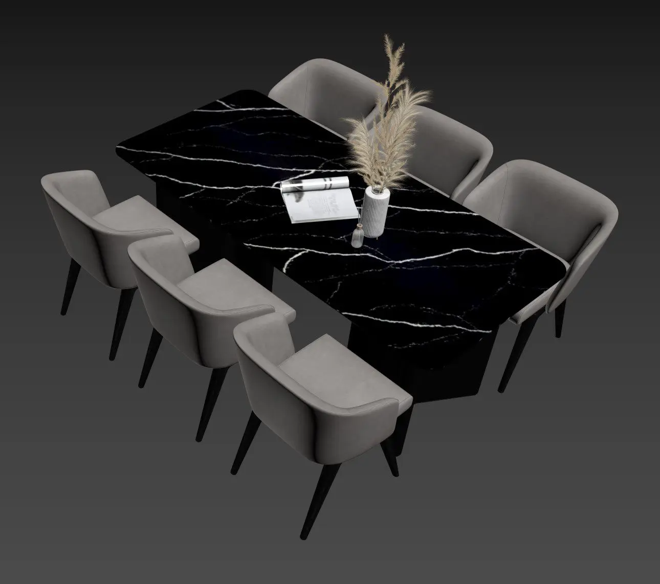 Dining Table And Chair — preview 1, by Nguyen Duc Thuan (3dzip)