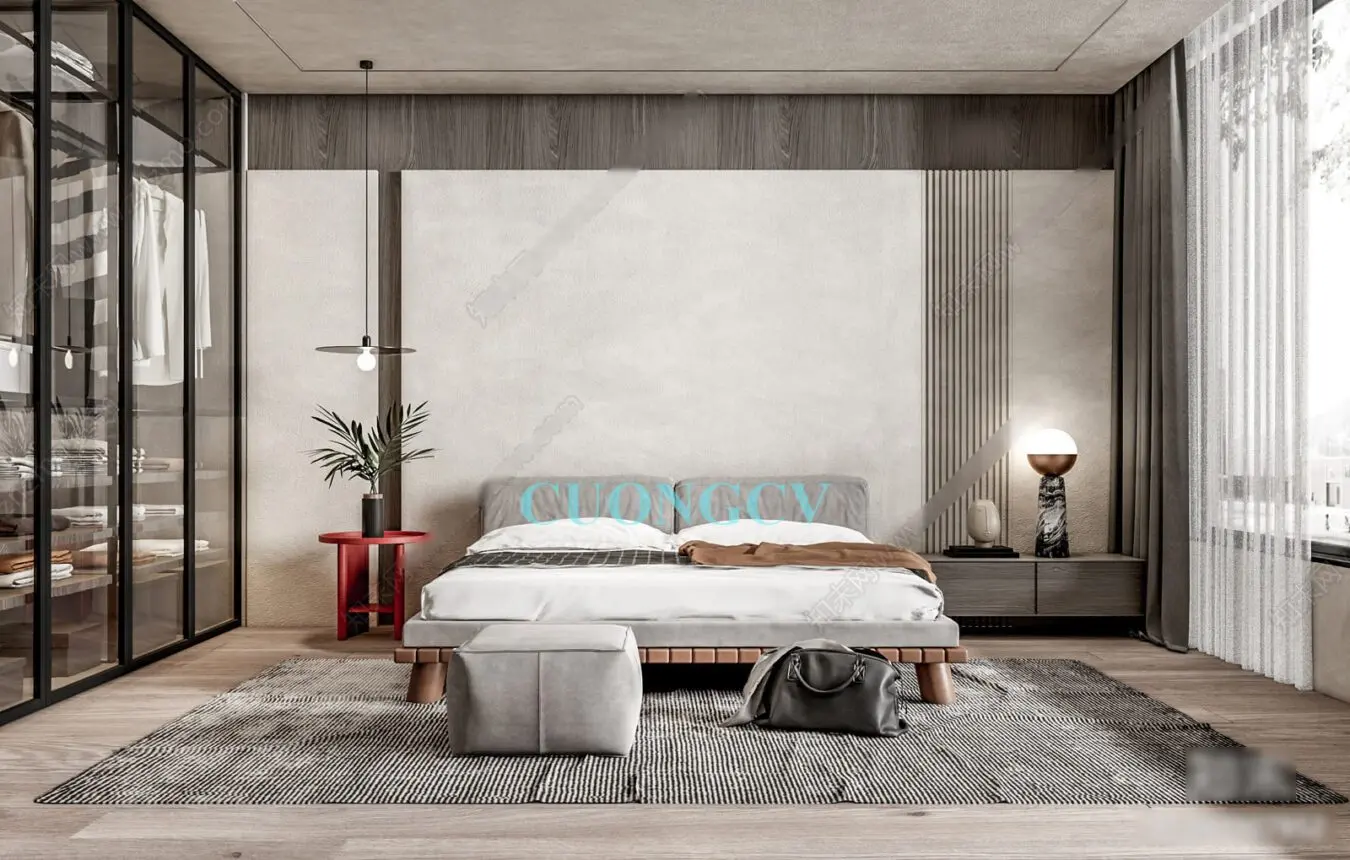 BedRoom Interior — preview 1, by Cuong Covua (cgtips)