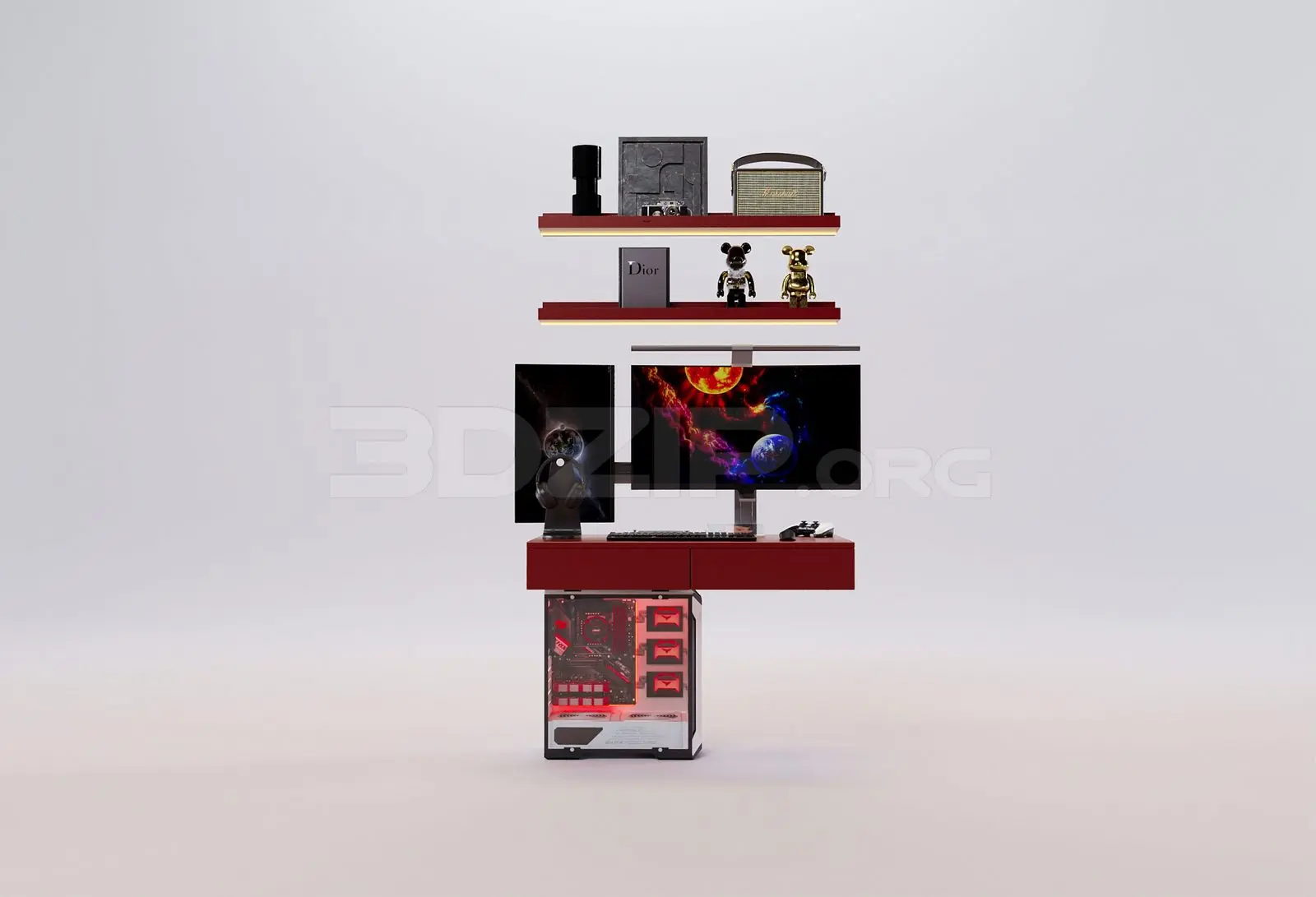 Work Desk — preview 1 (3dzip)