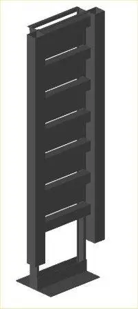 Chatsworth rack with cable management