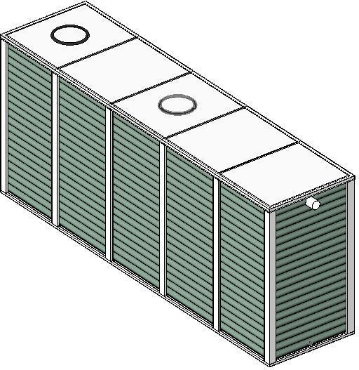 Tank UniqueModular 5Bay 5300 3200Litre
