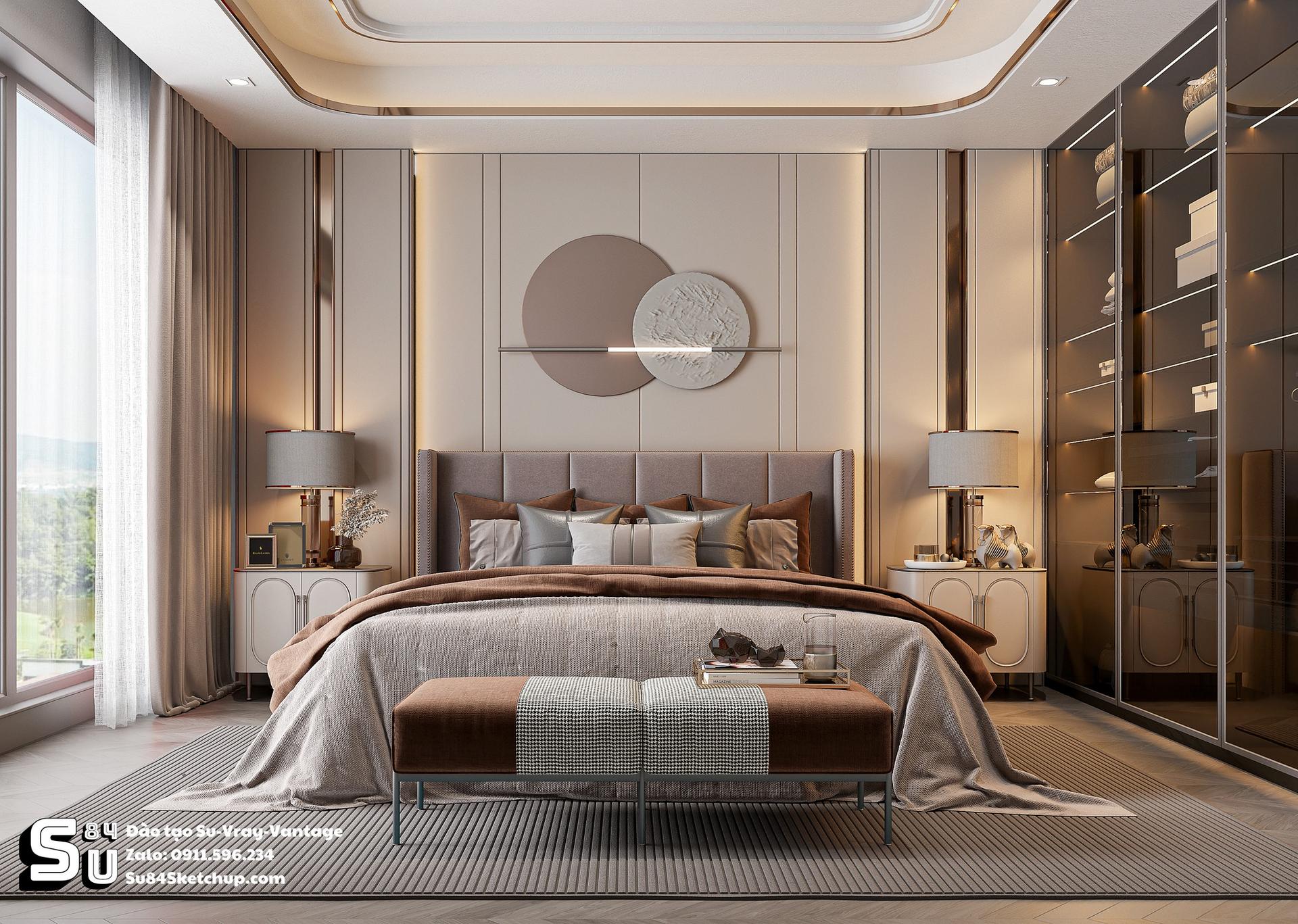 Modern Luxury Bedroom Interior