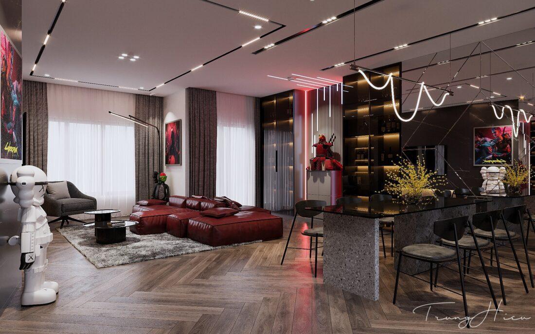 Interior Kitchen – Livingroom 266 Scene