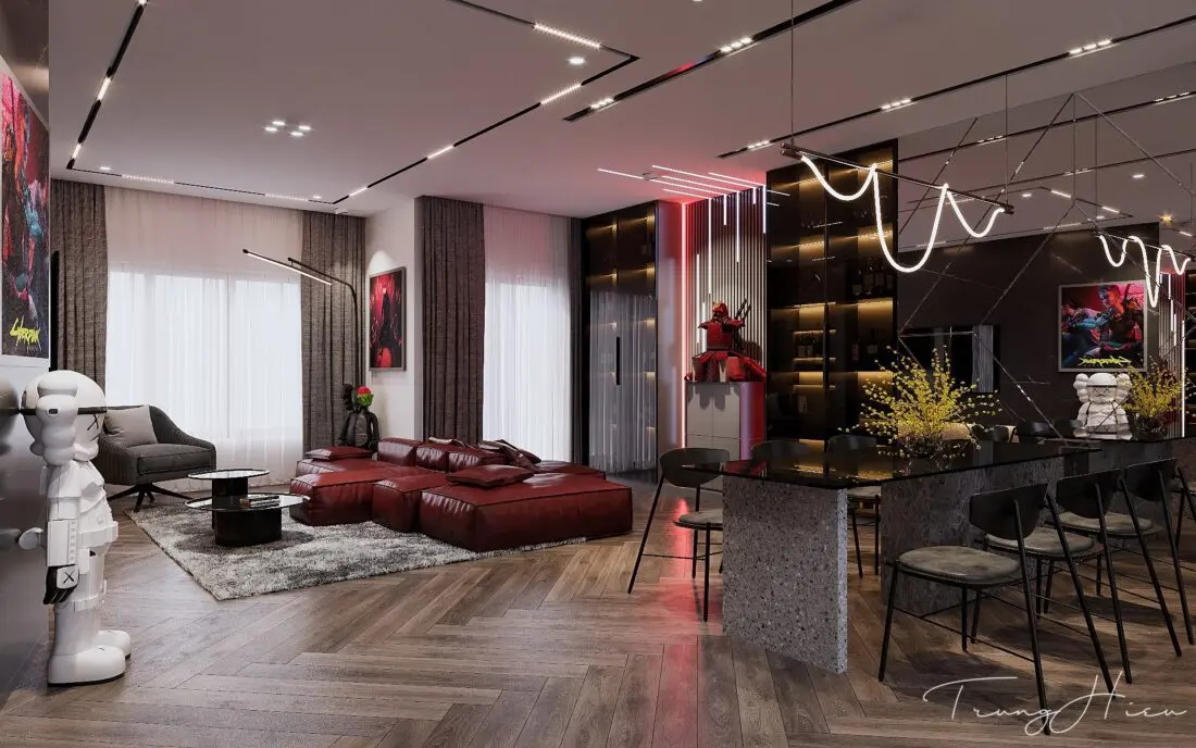 Interior Kitchen – Livingroom 266 Scene