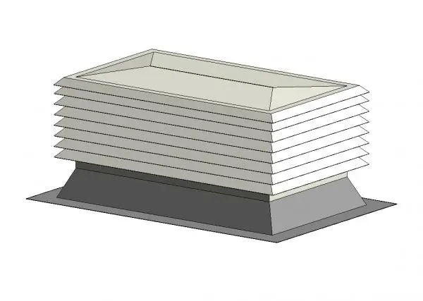 Roof Cap 1000 x 500 x 500