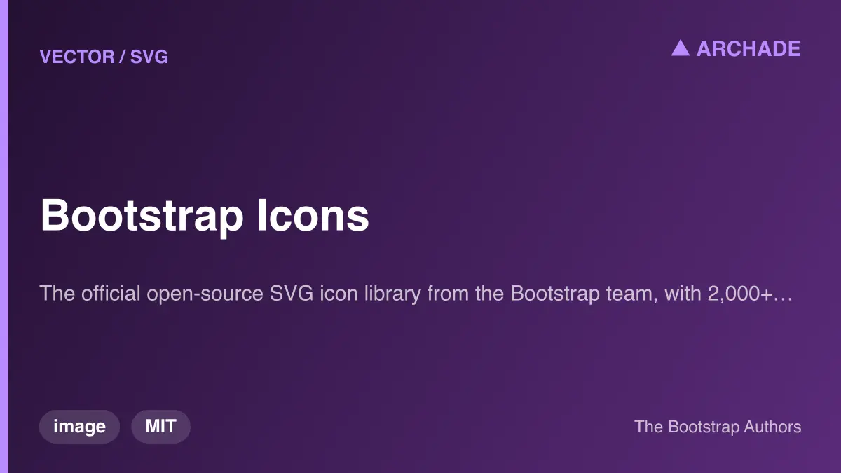 Bootstrap Icons