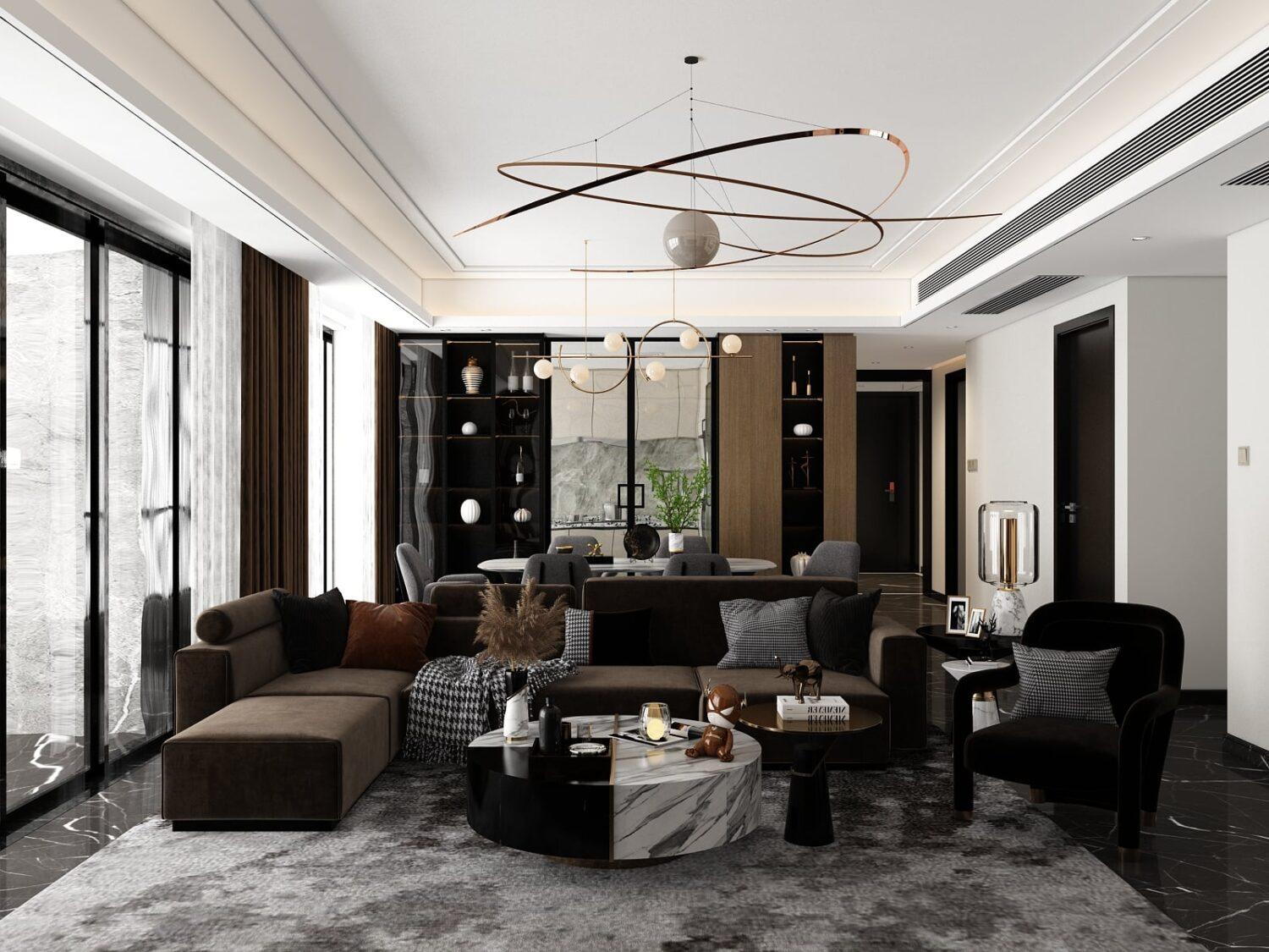Interior Scene Model Livingroom 591