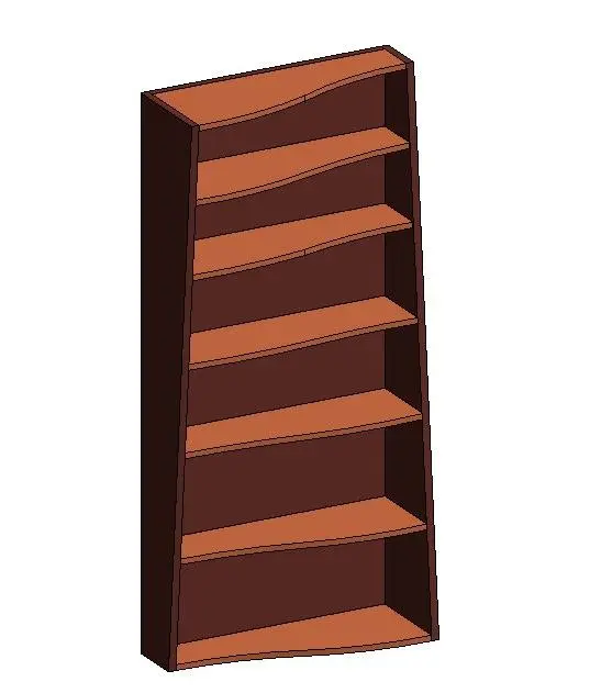 Tidal Wave Bookcase