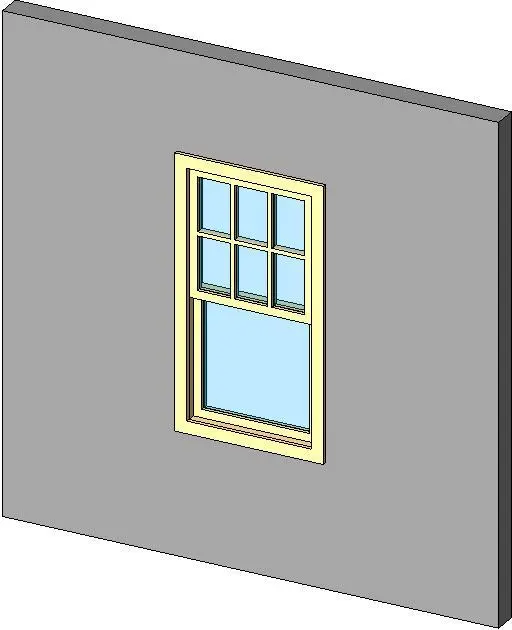 Double Hung 3 x 3 Craftsman