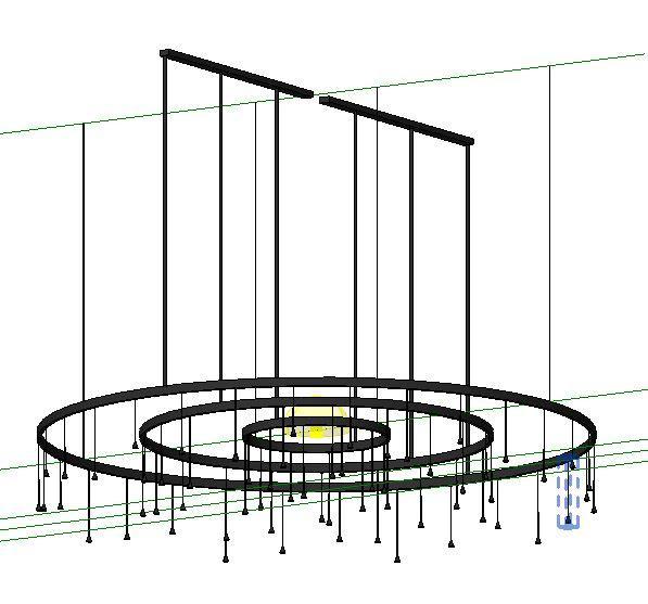 Skybell MultiLight Circle Chandelier