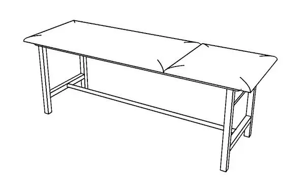 Simple examination couch