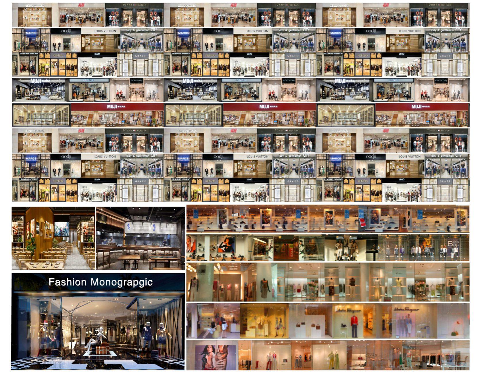 storefront façade MAP library – PSD