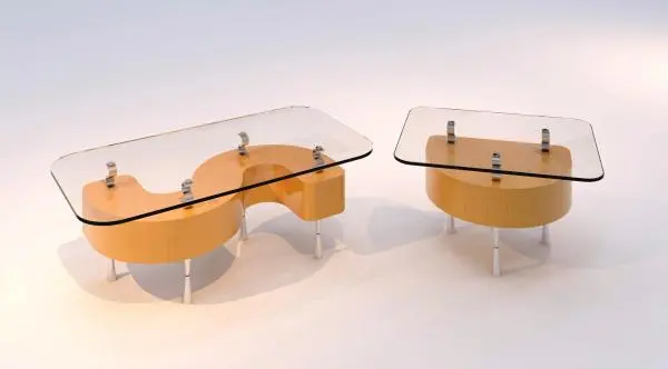 Coffee Table — preview 1, by kojake (RevitCity, CC0)