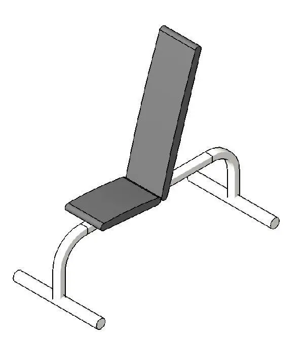 Up right bench