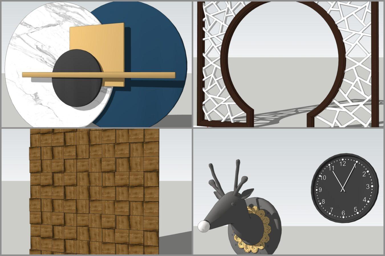 Combo Walldecor and Screen