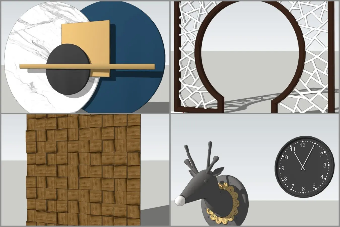 Combo Walldecor and Screen