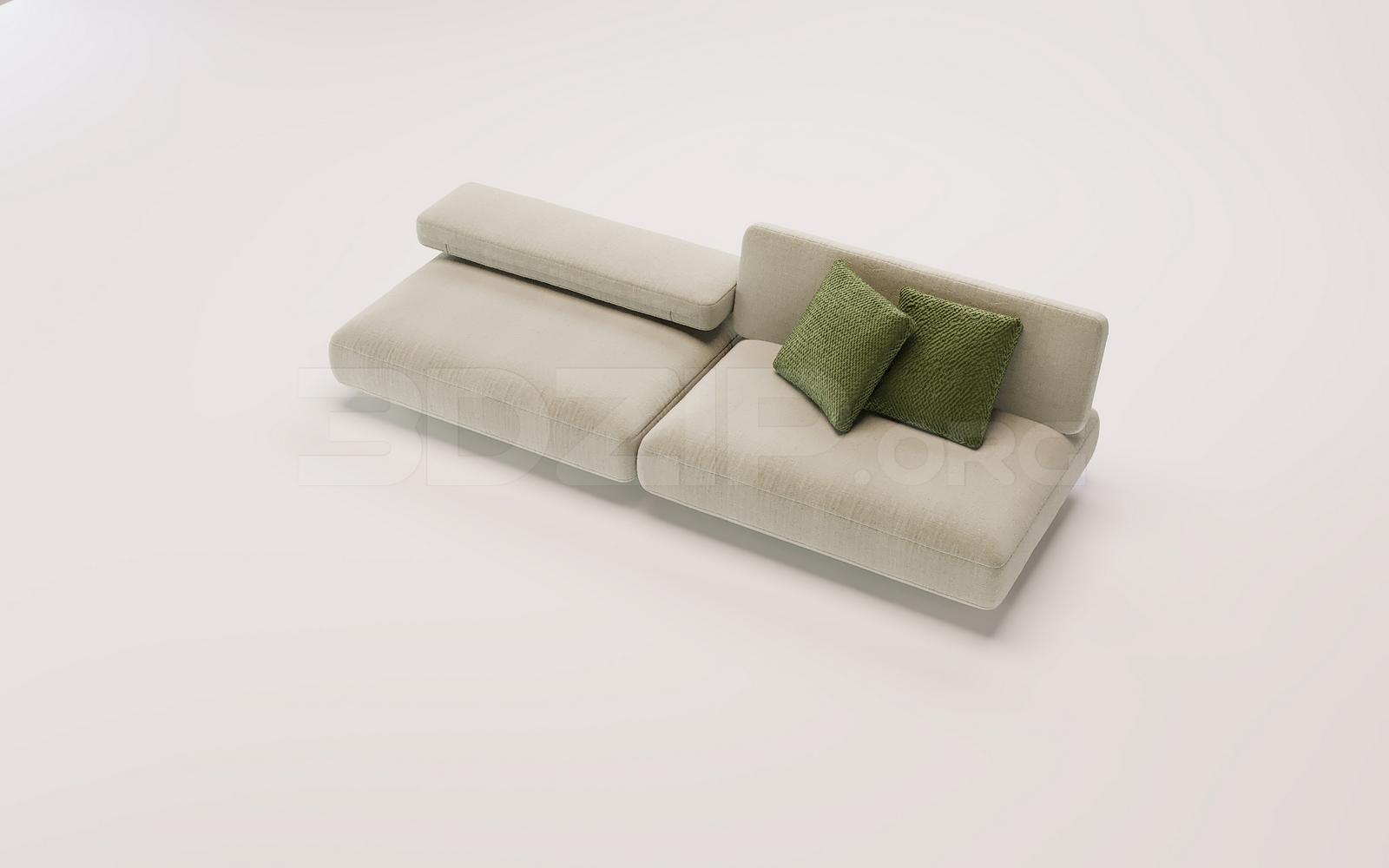 Sofa 3D Model for Interior Projects