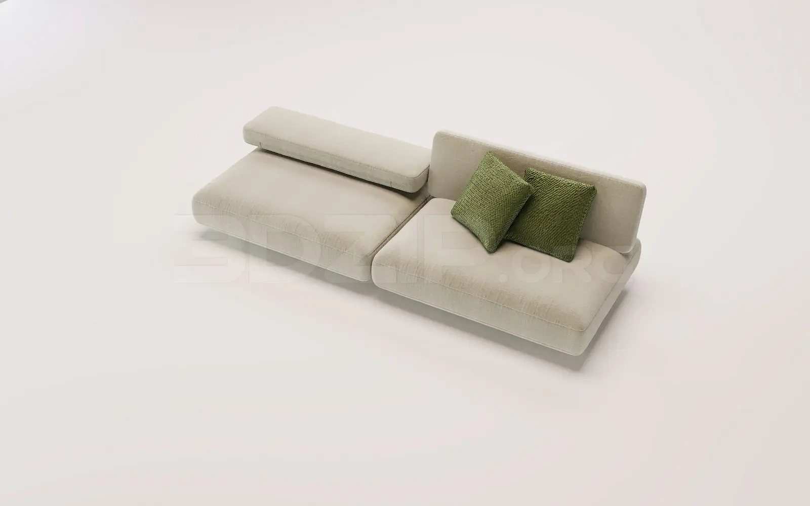 Sofa 3D Model for Interior Projects — preview 1 (3dzip)