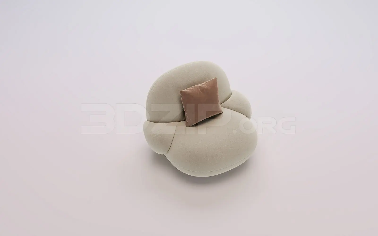 Lounge Chair 3D Model for Interior Projects