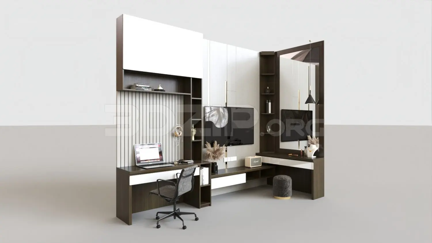 Dressing Table — preview 1 (3dzip, CC0)