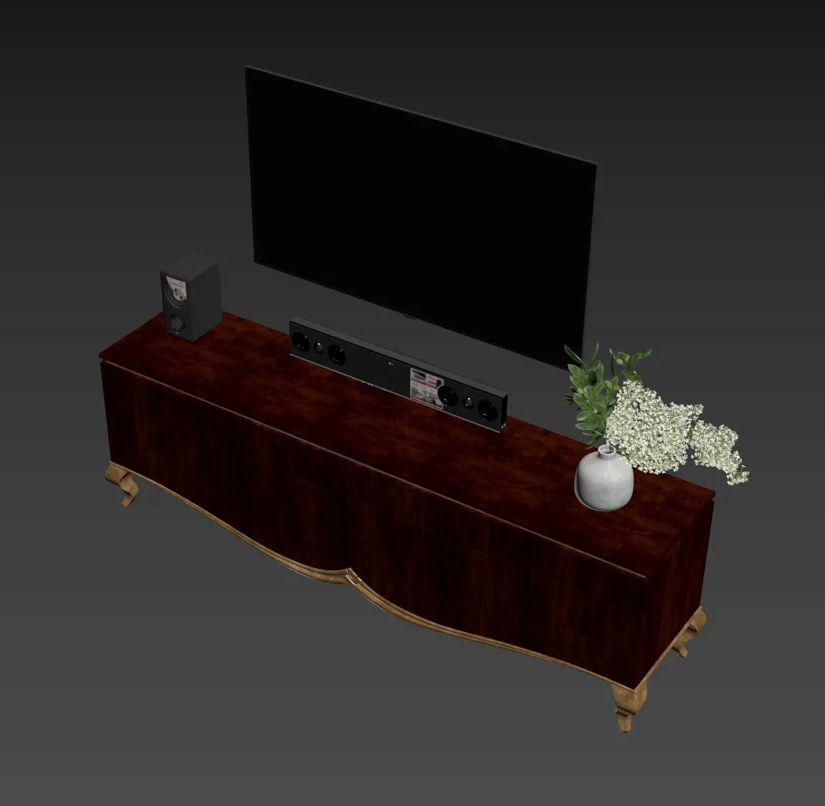 TV Cabinet — preview 1, by Pham Dung (3dzip)
