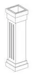 Architectural Rectangular Column