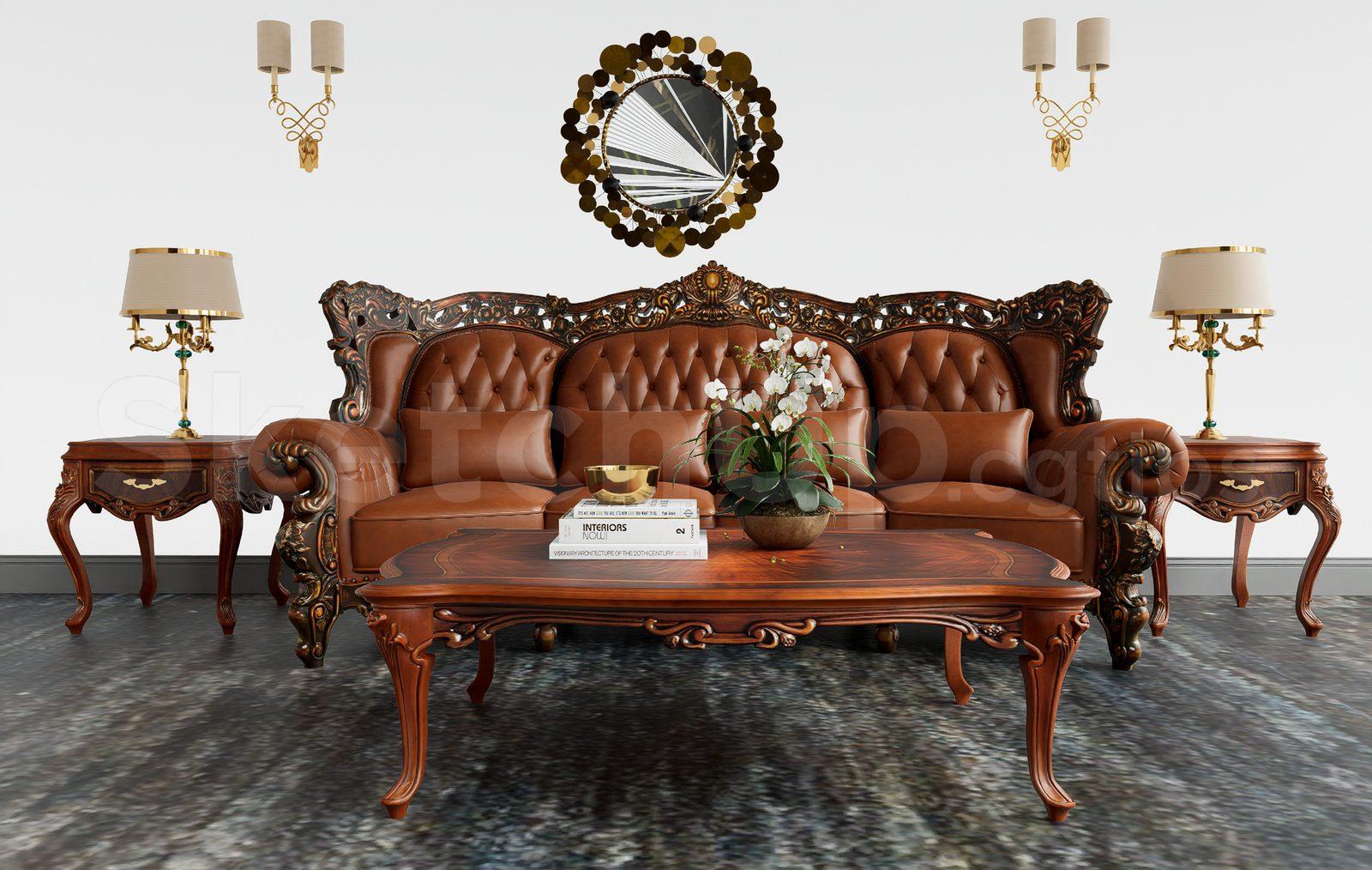 Neoclassical Sofa