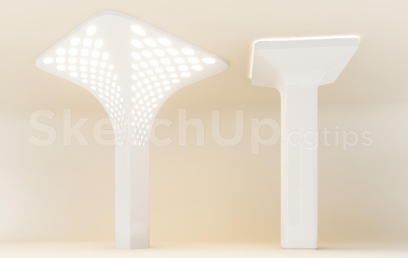 Modern Architectural Pillar Light