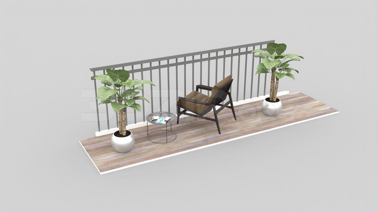 Balcony — preview 1 (3dzip)