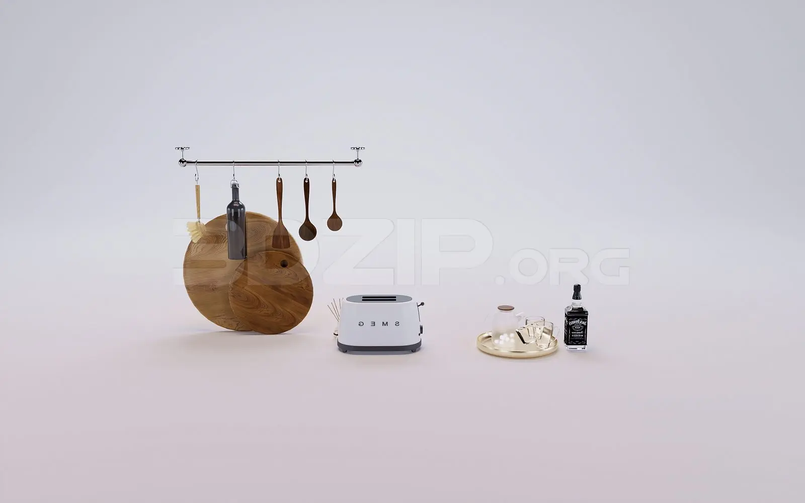 Tableware Kitchen — preview 1 (3dzip)