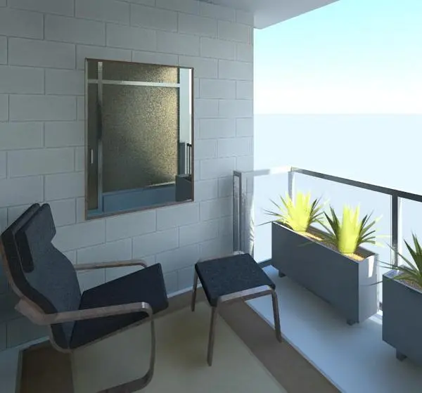 Ikea Poang Chair and stool — preview 1, by Brett (RevitCity, CC0)