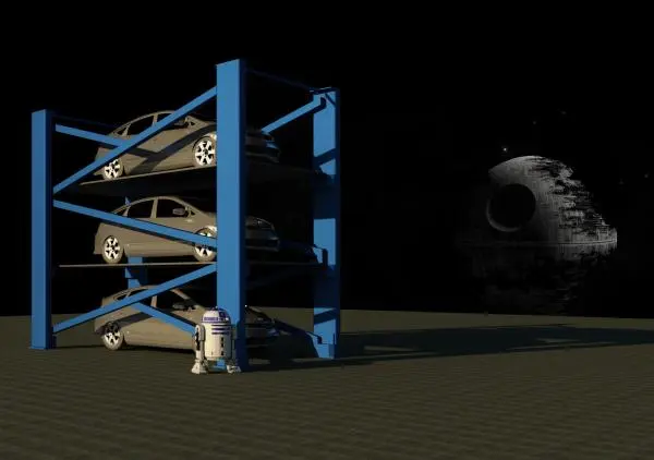Triple Stack Auto Park Elevator