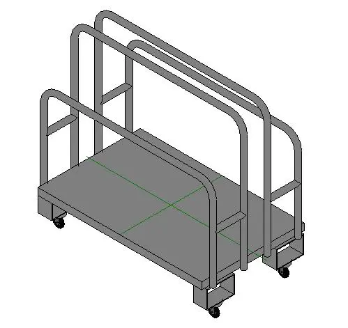 Material Cart — preview 1, by Joe (RevitCity, CC0)