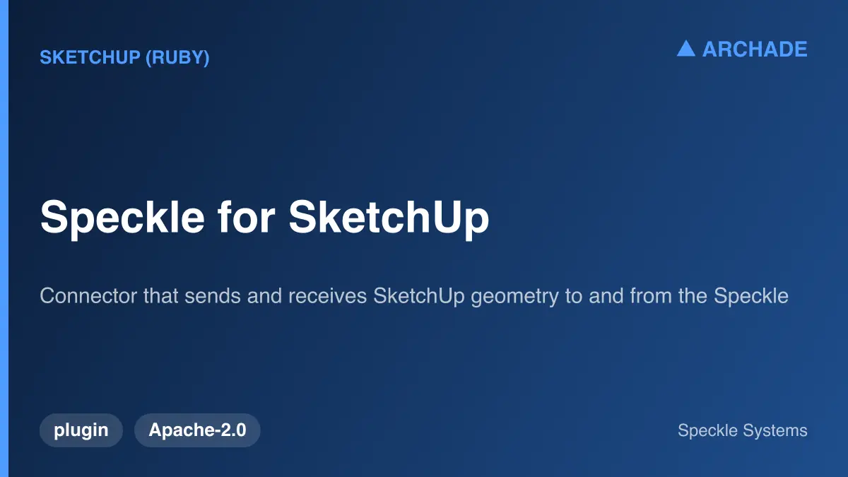 Speckle for SketchUp