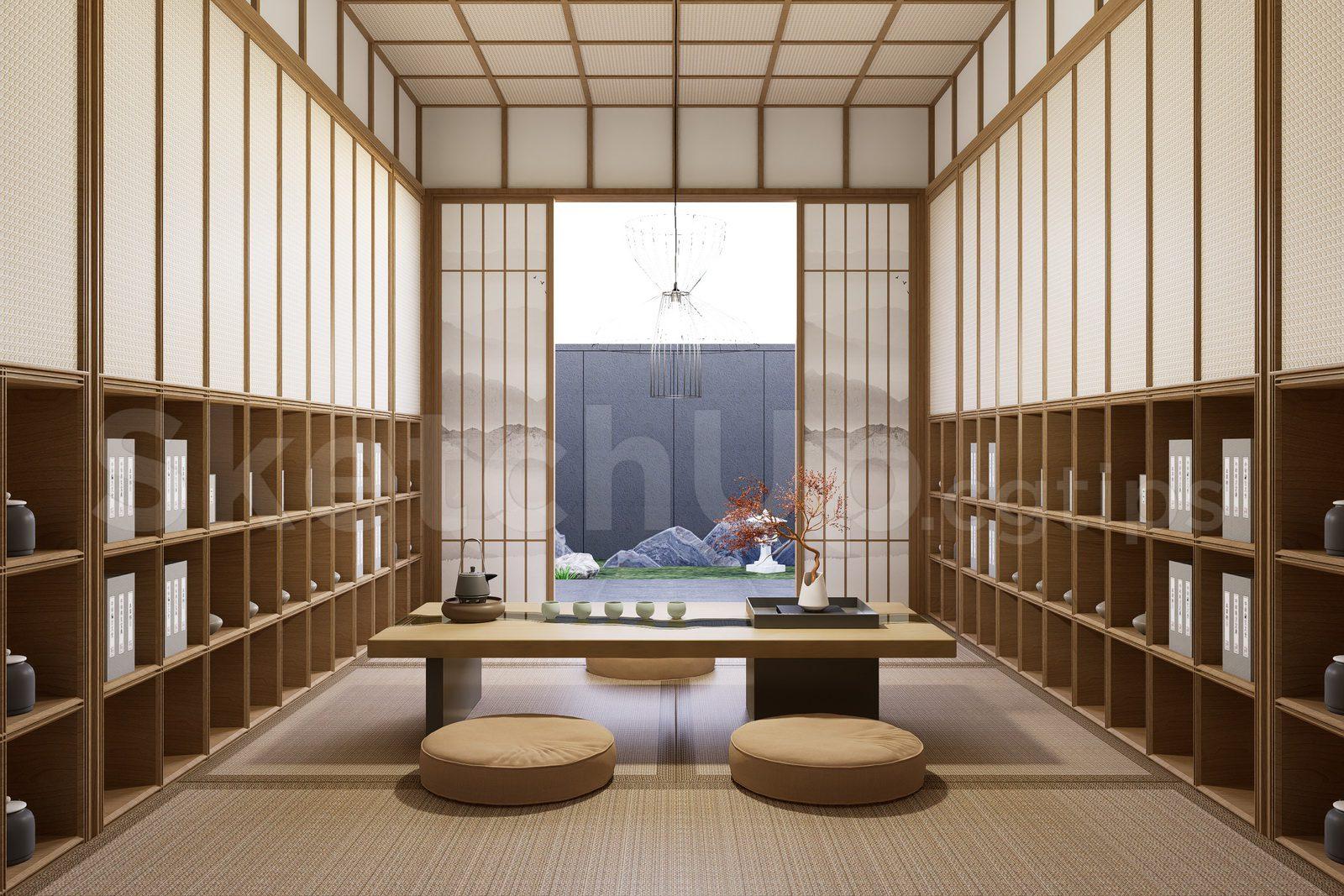 Tea Room Interior
