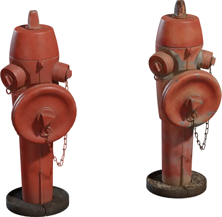 Fire Hydrant — preview 1, by Gonçalo Felício (Poly Haven, CC0)