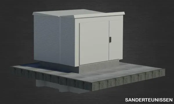 Trafo - Alfen Diabolo 10A — preview 1, by SanderTeunissen (RevitCity, CC0)