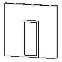 Single Door Glass