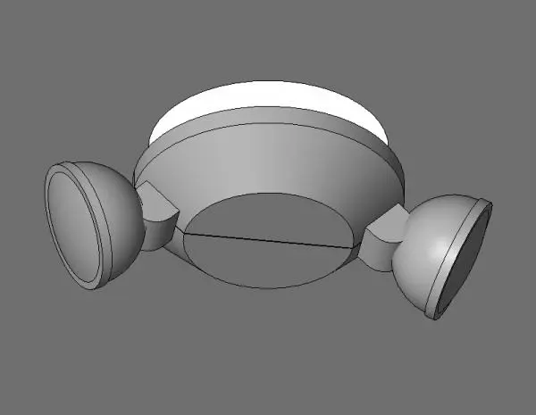 Emergency Light Ceiling Round