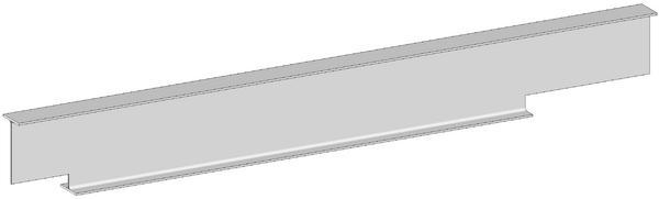 Wide Flange With Coping at each End