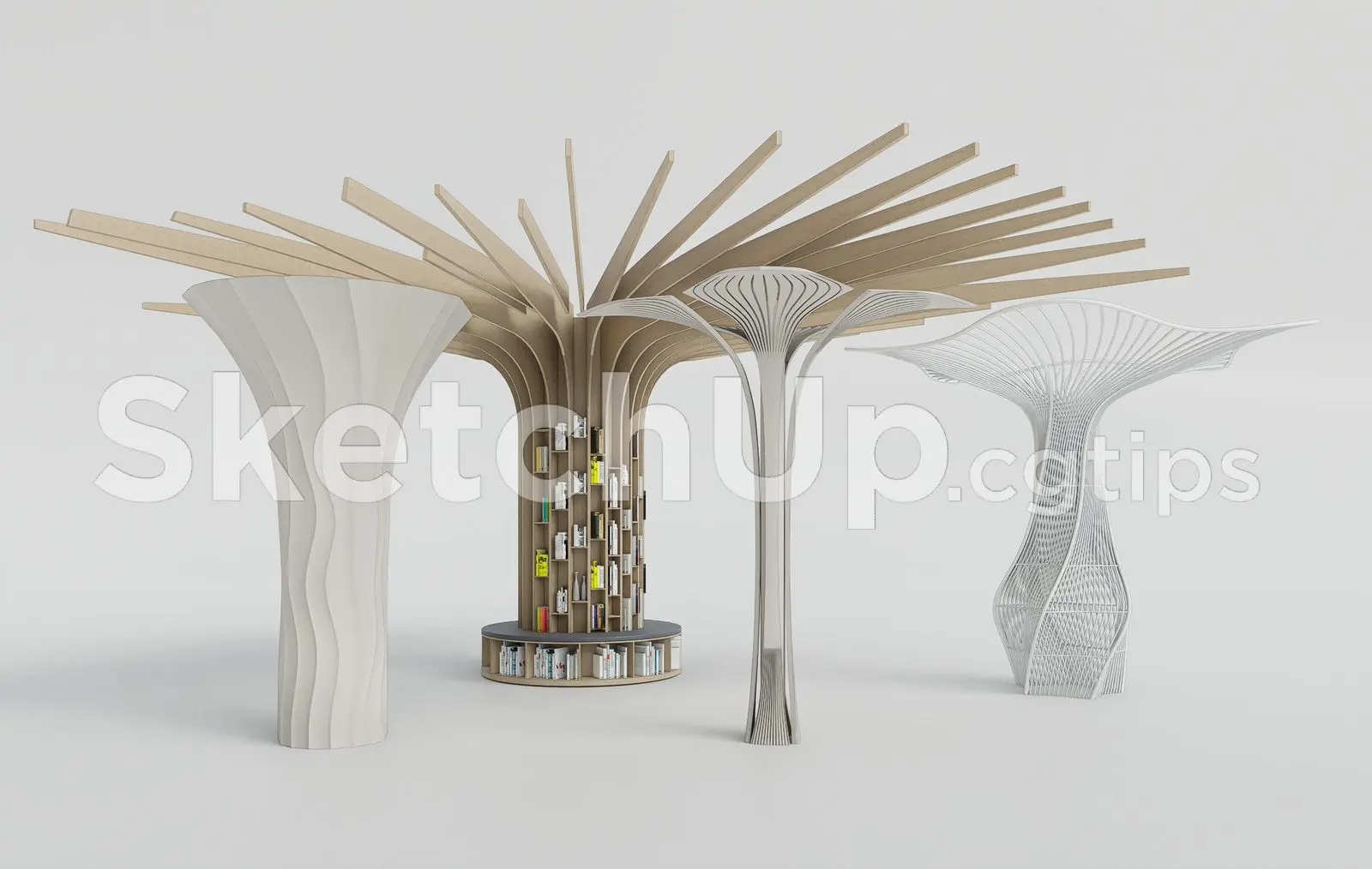 Organic Architectural Tree Structure Pavilion