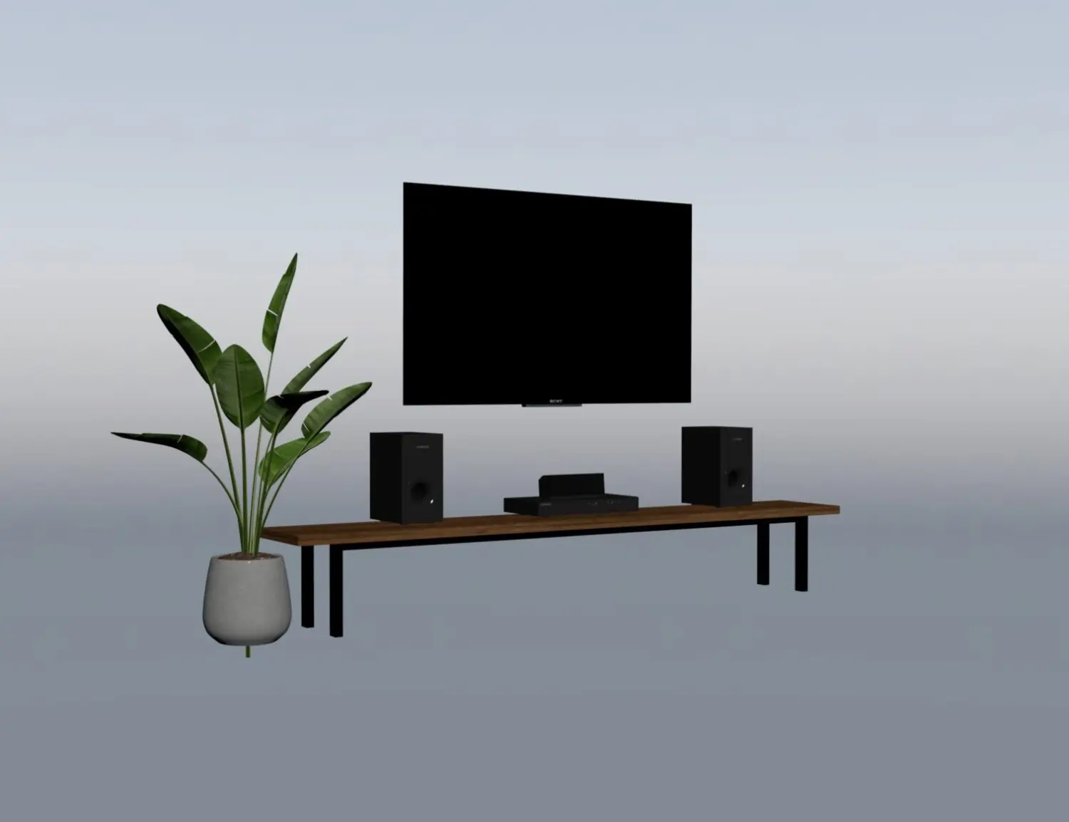 TV Cabinet — preview 1, by Pham Hai (3dzip)
