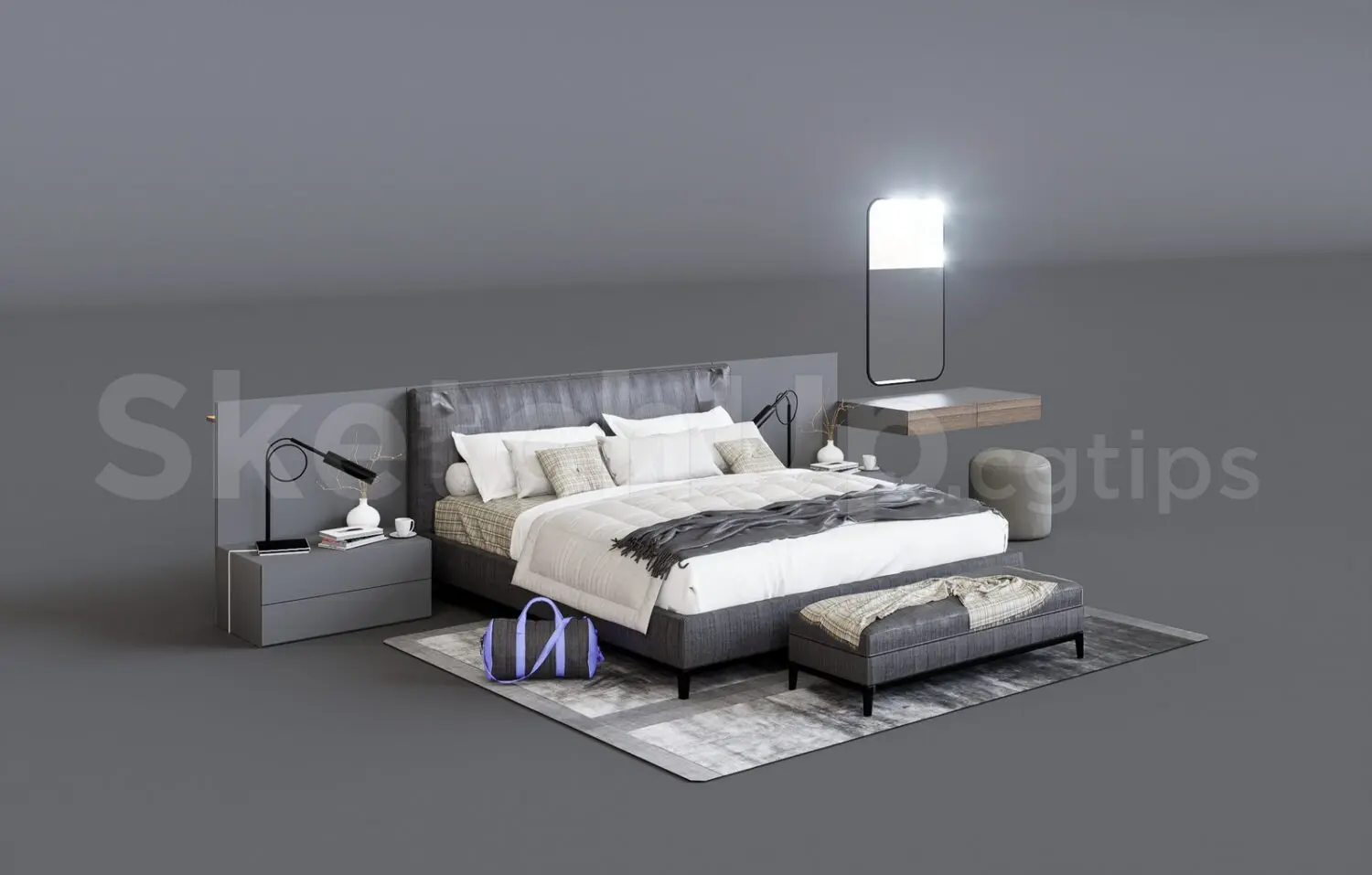Bed — preview 1 (cgtips, CC0)