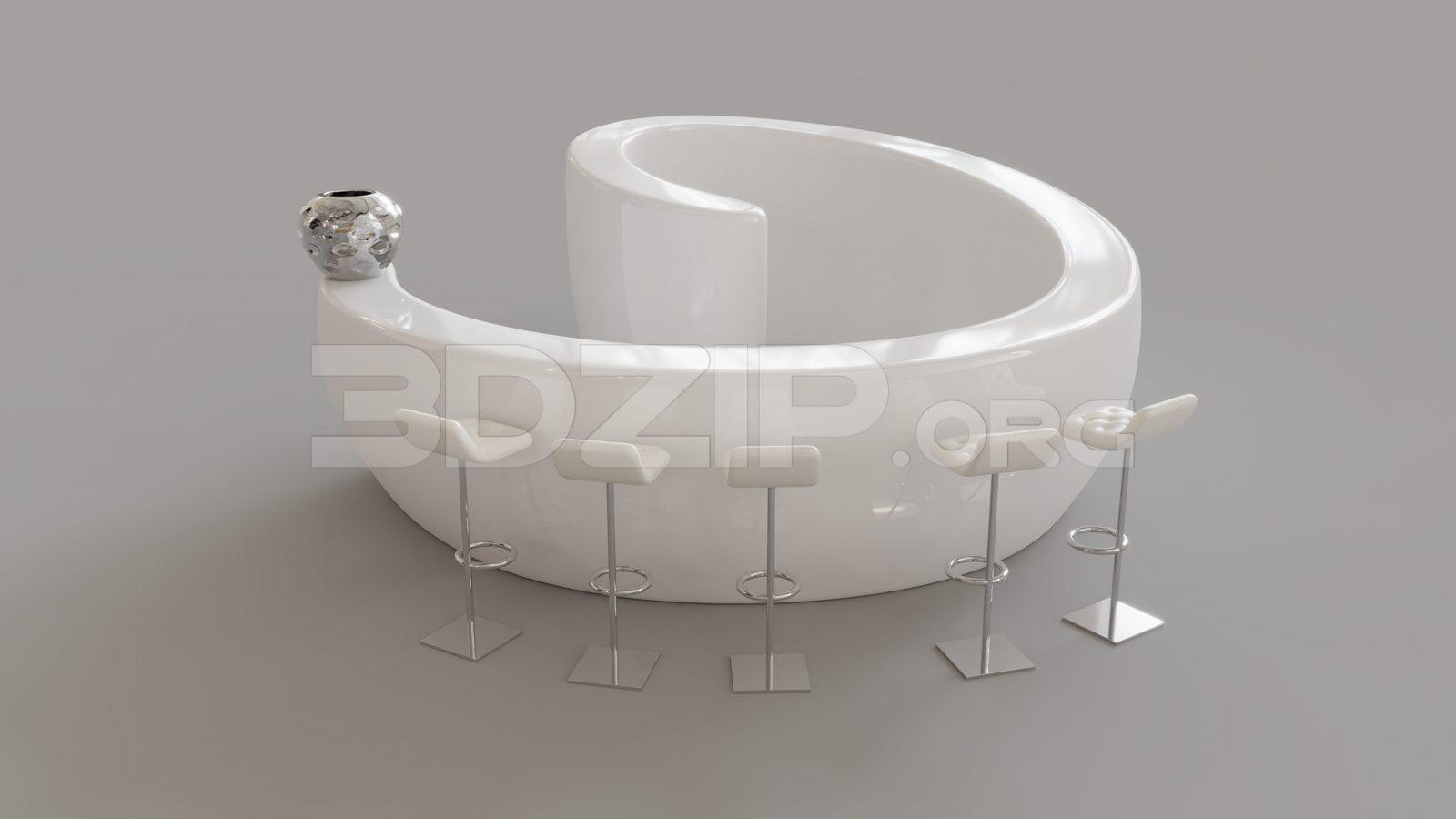 Reception Desk — preview 1 (3dzip)