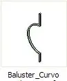 Baluster Curvo — preview 1, by carrucha75 (RevitCity, CC0)